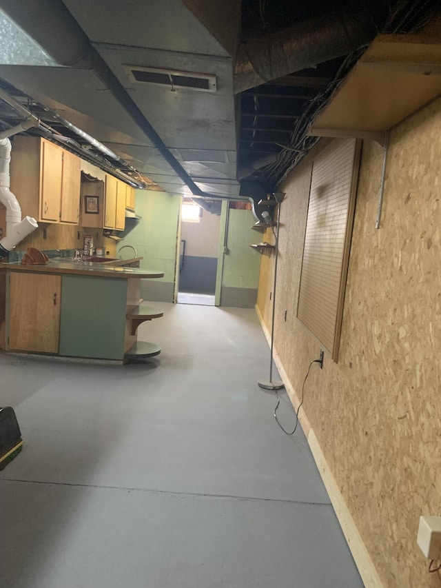 5513 S Waverly Rd, Lansing, MI 48911 - view of unfinished basement