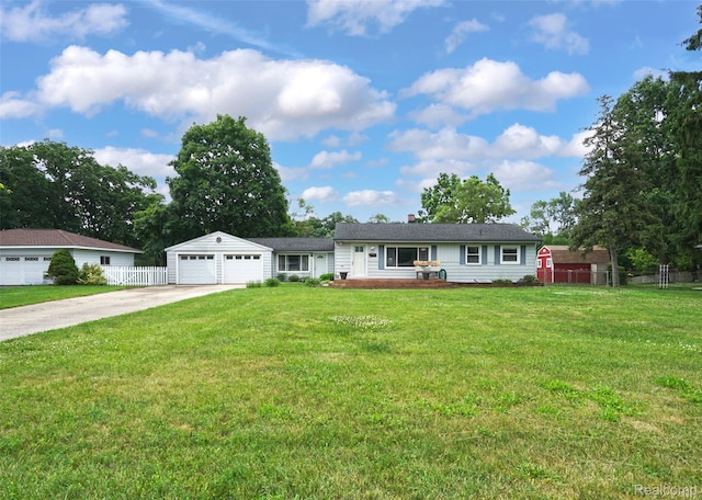 1348 Tull Dr, Waterford, MI 48327 - single story home with driveway and a garage