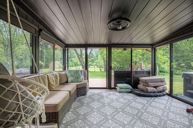 584 Benson Rd, Benton Harbor, MI 49022 - sunroom with outdoor lounge area and plenty of natural light