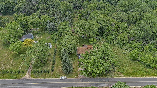 584 Benson Rd, Benton Harbor, MI 49022 - aerial view of a heavily wooded area