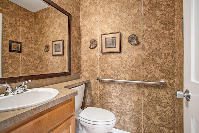 2347 W W Dowling Rd, Delton, MI 49046 - bathroom featuring toilet and vanity