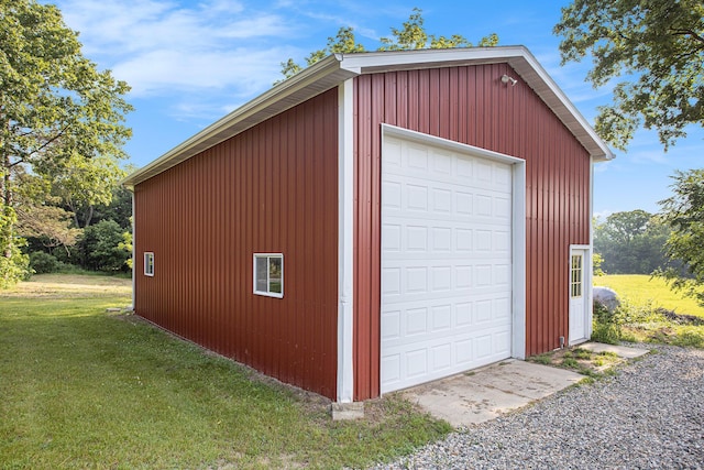 2347 W W Dowling Rd, Delton, MI 49046 - view of detached garage