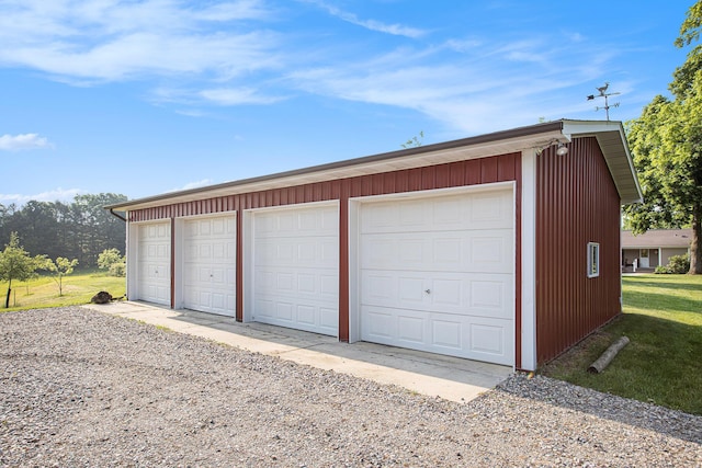 2347 W W Dowling Rd, Delton, MI 49046 - view of detached garage