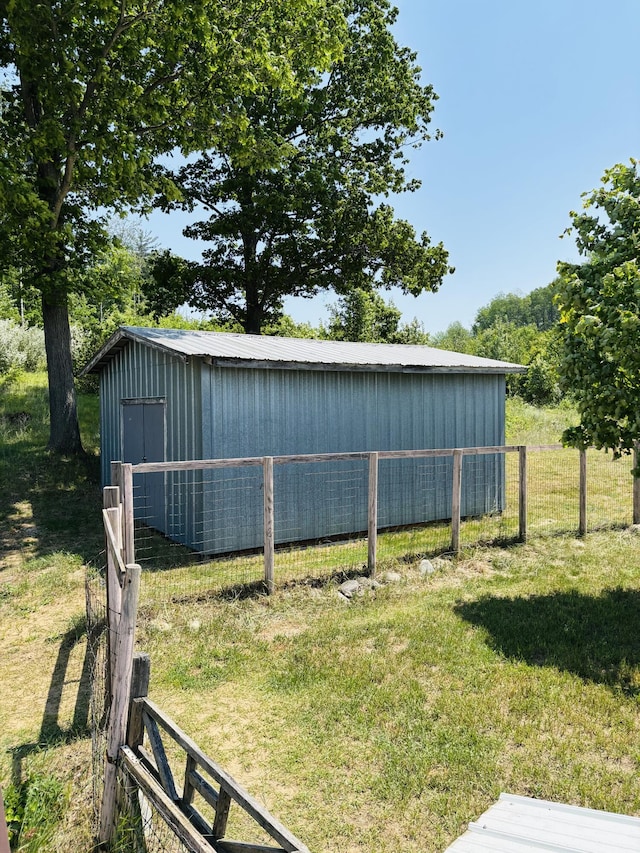 21794 30th Ave, Barryton, MI 49305 - view of yard with an outbuilding