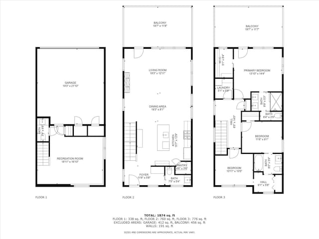 806 S Lake St, Whitehall, MI 49461 - view of floor plan / room layout