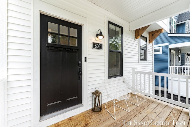 806 S Lake St, Whitehall, MI 49461 - entrance to property with covered porch
