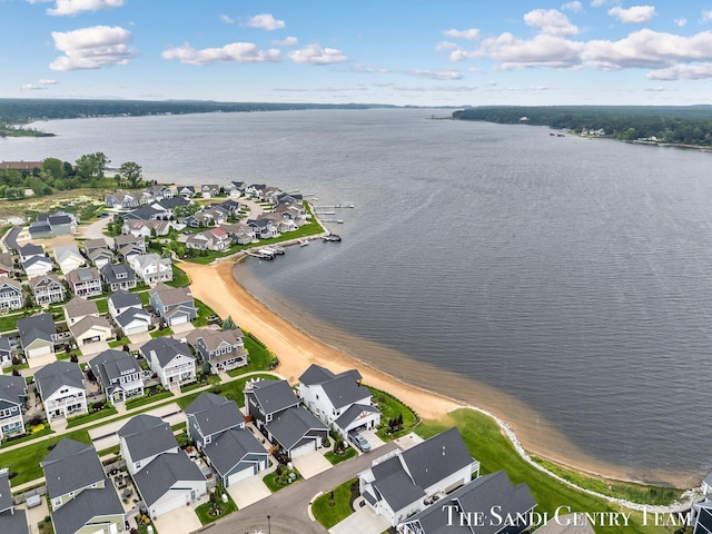 806 S Lake St, Whitehall, MI 49461 - aerial view of property and surrounding area featuring nearby suburban area and a nearby body of water