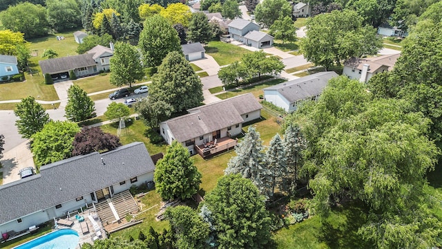 2183 Aaronsway Ct NE, Belmont, MI 49306 - aerial perspective of suburban area with a pool