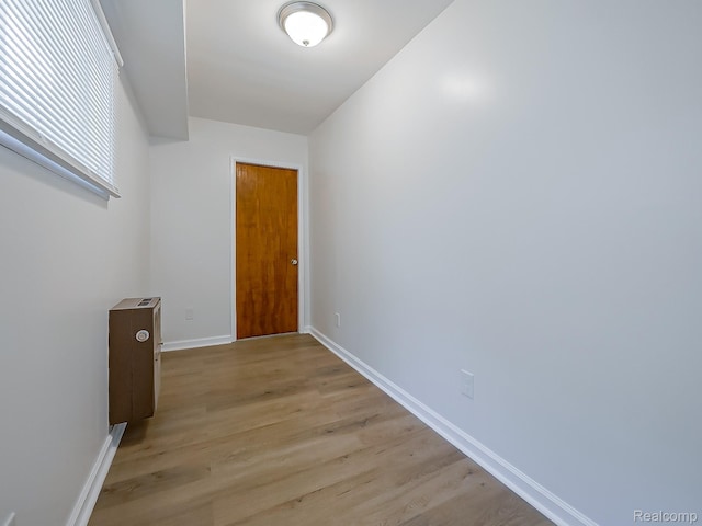 23740 Lee Baker Dr, Southfield, MI 48075 - unfurnished room with light wood finished floors and baseboards