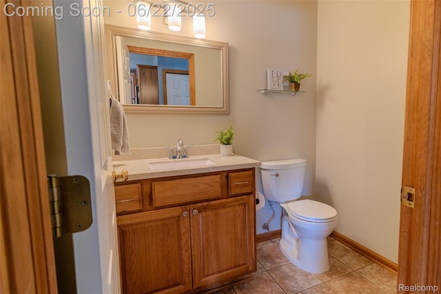 15980 Monterey St, Southgate, MI 48195 - bathroom with vanity and tile patterned flooring
