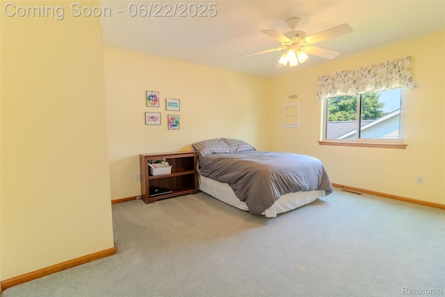 15980 Monterey St, Southgate, MI 48195 - bedroom with carpet and ceiling fan