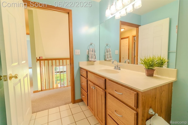 15980 Monterey St, Southgate, MI 48195 - bathroom with vanity and tile patterned floors