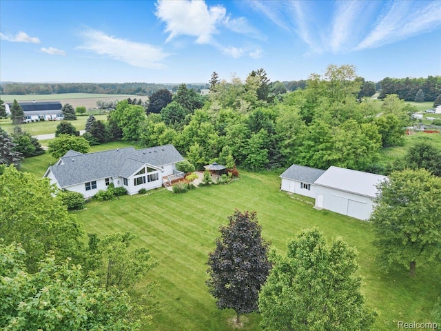 4979 N Branch Rd, North Branch, MI 48461 - aerial view of property and surrounding area
