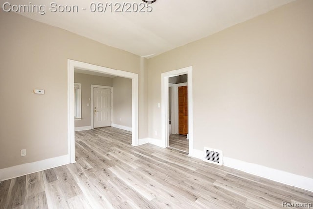 15834 Baylis St, Detroit, MI 48238 - spare room with light wood finished floors and baseboards