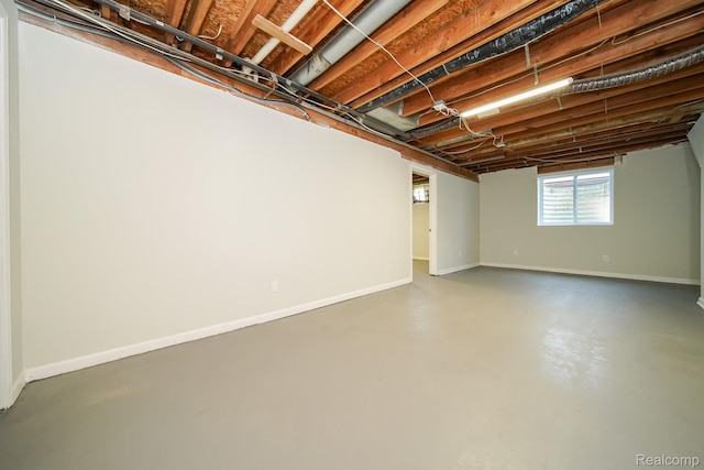 4865 Huston Dr, Lake Orion, MI 48359 - basement featuring baseboards