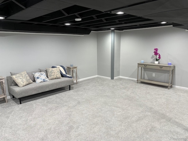 2211 Parkside St, Trenton, MI 48183 - living area featuring carpet floors