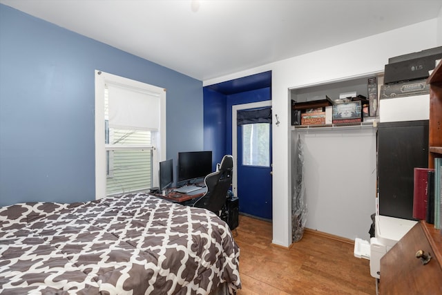 626 Hiscock St, Ann Arbor, MI 48103 - bedroom with a closet and wood finished floors