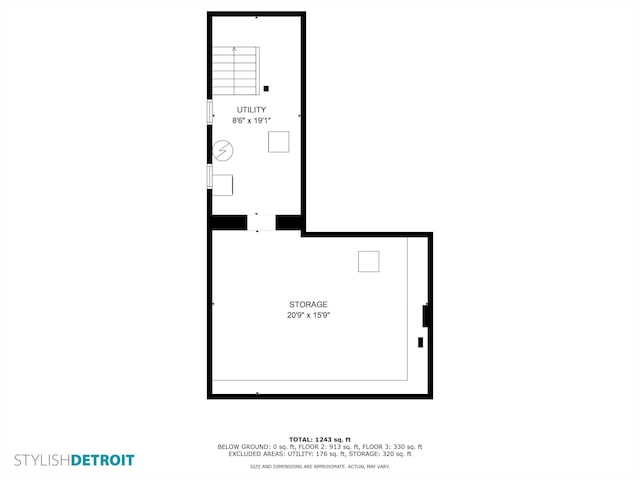 626 Hiscock St, Ann Arbor, MI 48103 - view of home floor plan