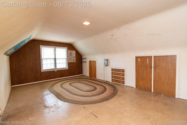 526 W Webster Rd, Royal Oak, MI 48073 - additional living space with lofted ceiling and tile patterned floors