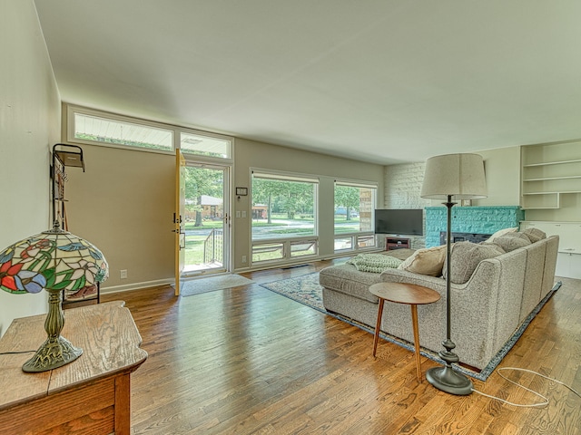 219 Park St, Tecumseh, MI 49286 - living area featuring wood finished floors