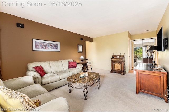 3835 Lone Pine Rd, West Bloomfield, MI 48323 - living room featuring light carpet