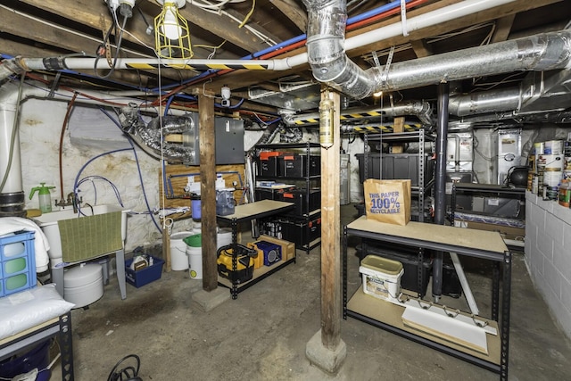 3444 Broad St, Dexter, MI 48130 - view of unfinished basement