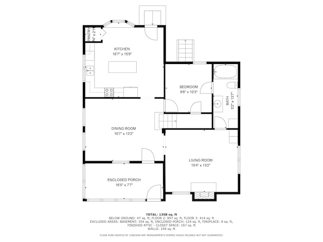 3444 Broad St, Dexter, MI 48130 - view of floor plan / room layout