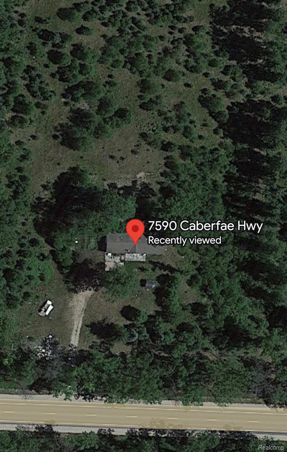 7590 Caberfae Hwy, Manistee, MI 49660 - aerial map of property and surrounding area