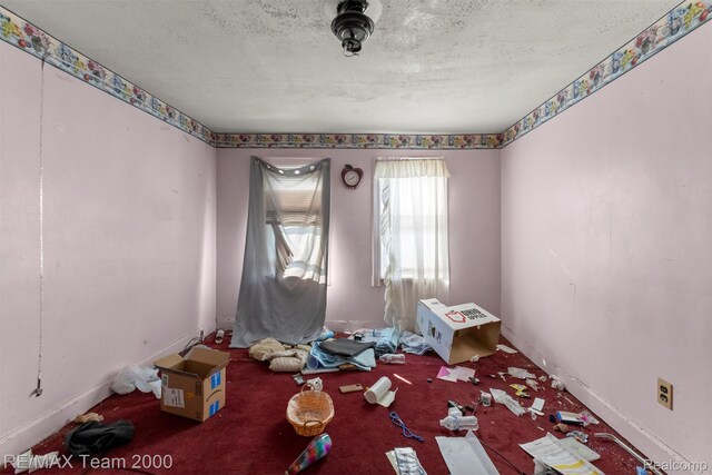 3966 12th St, Ecorse, MI 48229 - carpeted spare room with a textured ceiling