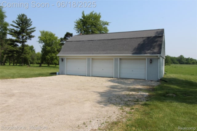 32599 Armada Ridge Rd, Richmond, MI 48062 - view of detached garage