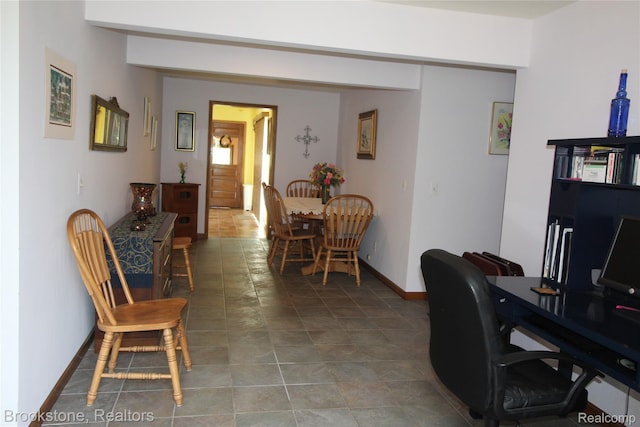 32599 Armada Ridge Rd, Richmond, MI 48062 - office area with baseboards