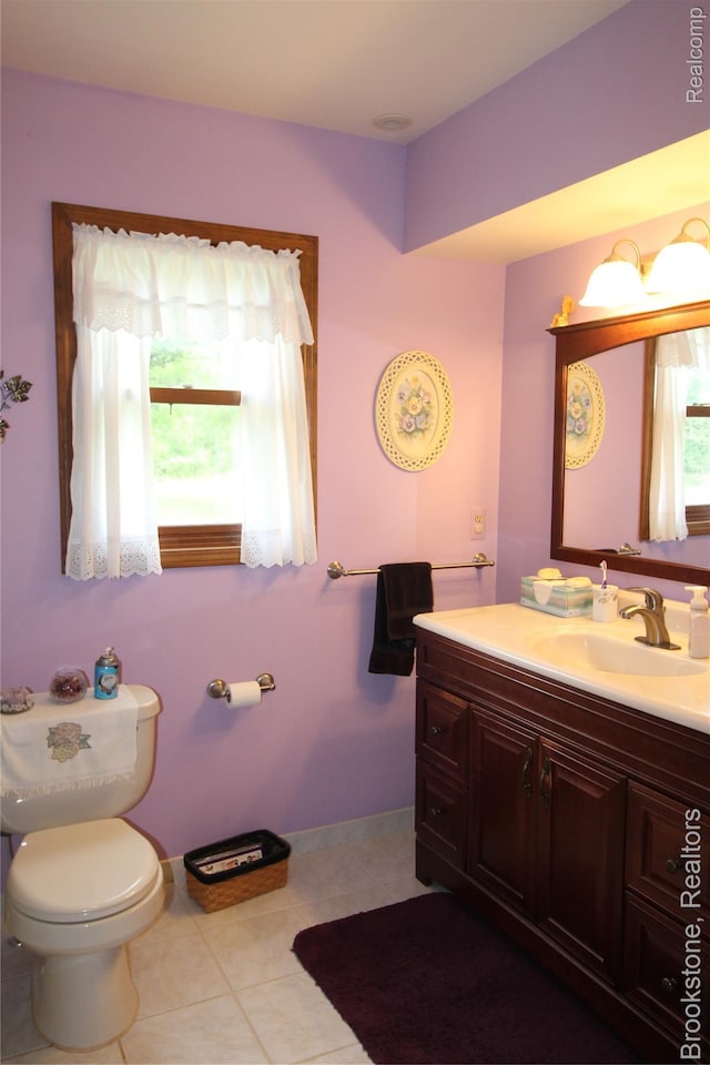 32599 Armada Ridge Rd, Richmond, MI 48062 - bathroom featuring vanity and tile patterned floors