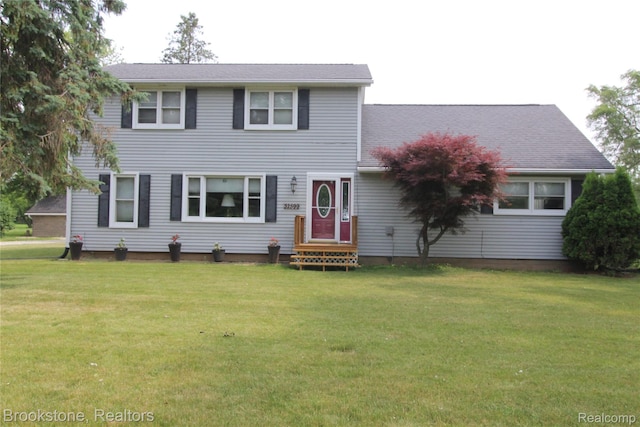 32599 Armada Ridge Rd, Richmond, MI 48062 - view of front of home featuring a front lawn