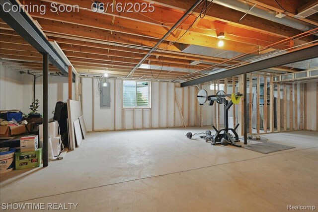 50064 Josephine Dr, Macomb, MI 48044 - basement with electric panel