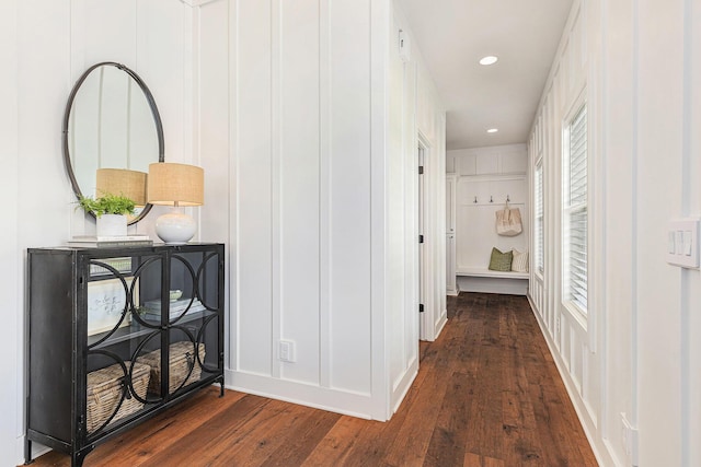 2377 Lake Birch Ct NE, Grand Rapids, MI 49525 - corridor featuring wood finished floors, healthy amount of natural light, and recessed lighting