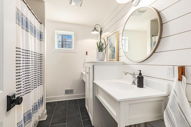 2377 Lake Birch Ct NE, Grand Rapids, MI 49525 - bathroom with vanity and tile patterned flooring