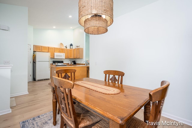 17909 Hidden Dunes Ln Unit B, Spring Lake, MI 49456 - dining space with recessed lighting and light wood-style flooring