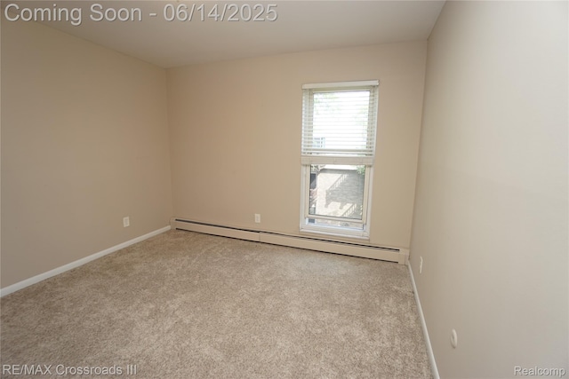 250 N Liberty St Unit 310, Belleville, MI 48111 - carpeted spare room featuring baseboard heating and baseboards