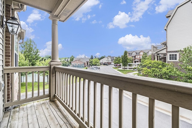 2756 Barclay Way, Ann Arbor, MI 48105 - wooden terrace with a residential view