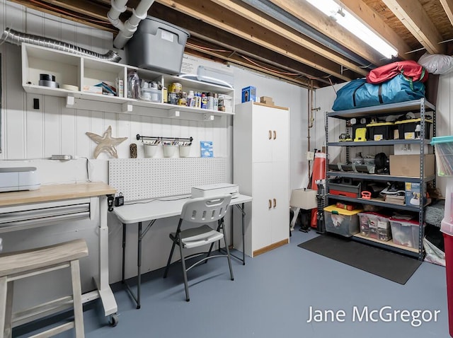 15159 Westray St, Grand Haven, MI 49417 - view of unfinished basement