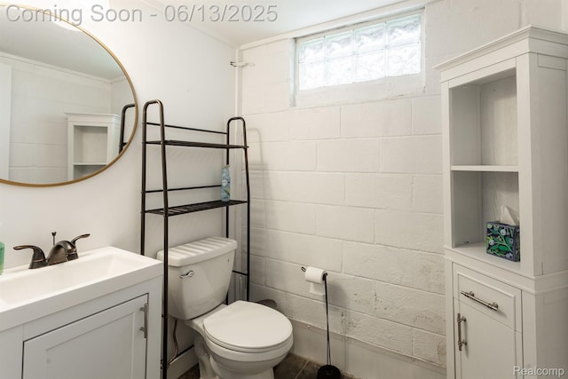 1904 Academy St, Ferndale, MI 48220 - bathroom featuring vanity and toilet