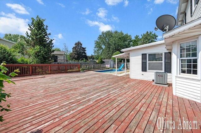 2144 Stanford Dr SE, Kentwood, MI 49508 - deck with a fenced backyard