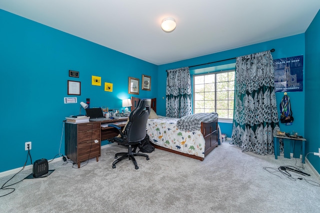 5992 Cedar Ridge Dr, Ann Arbor, MI 48103 - bedroom featuring carpet flooring and a desk