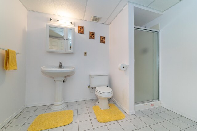 5992 Cedar Ridge Dr, Ann Arbor, MI 48103 - full bathroom with a stall shower and tile patterned floors