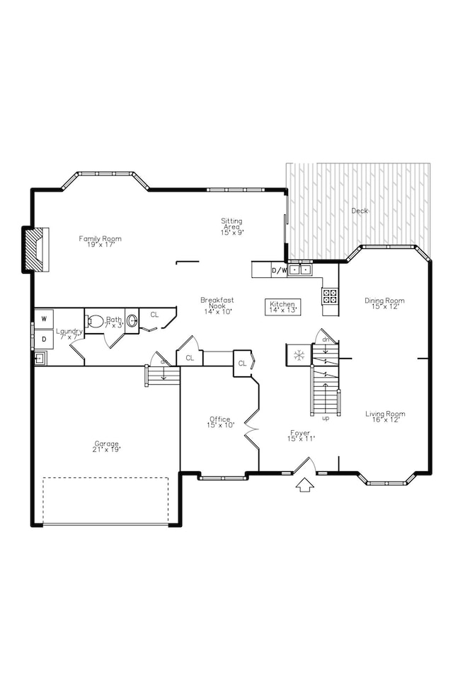 5992 Cedar Ridge Dr, Ann Arbor, MI 48103 - view of property floor plan