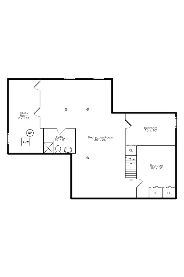 5992 Cedar Ridge Dr, Ann Arbor, MI 48103 - view of room layout