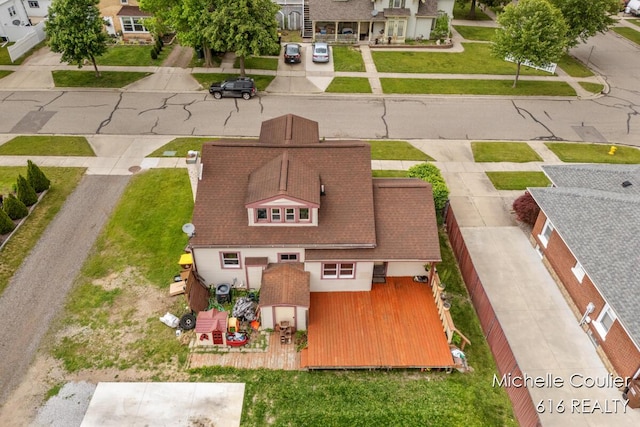 626 Academy St, Portland, MI 48875 - aerial view of residential area