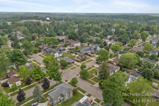 626 Academy St, Portland, MI 48875 - aerial view of residential area