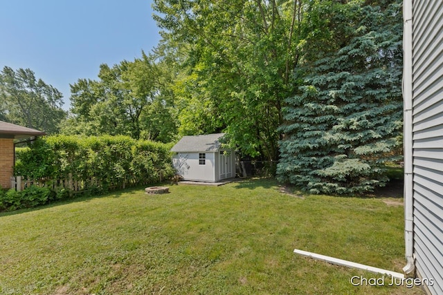 647 Maynard NW, Grand Rapids, MI 49504 - fenced yard with a shed and a fire pit