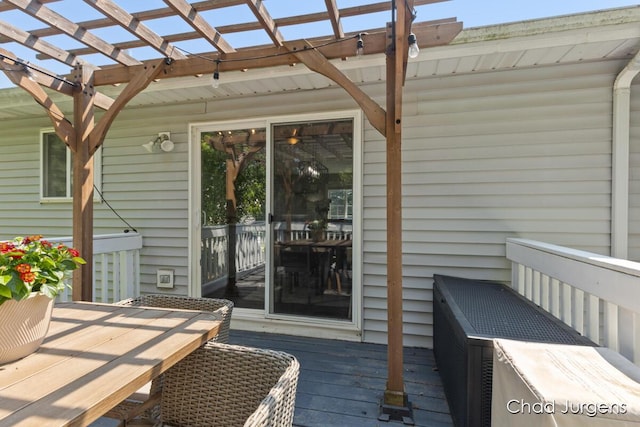 647 Maynard NW, Grand Rapids, MI 49504 - wooden terrace with a pergola